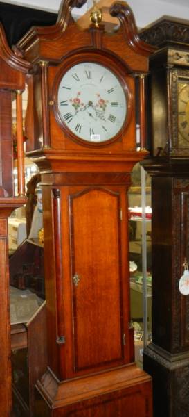 A good oak cased 30 hour long case clock in working order, COLLECT ONLY. - Image 3 of 3