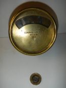A brass cased rare ammeter by Ediswan dated 1916. Company was Edison & Swan who invented light bulb