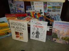 A quantity of art related books.