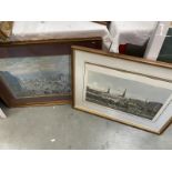 Two Lincoln / Boston framed and glazed prints