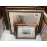 A quantity of framed and glazed prints (approx 10)