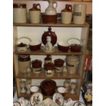 A good lot of stoneware etc, mainly by Pearsons of Chesterfield COLLECT ONLY