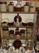 A good lot of stoneware etc, mainly by Pearsons of Chesterfield COLLECT ONLY
