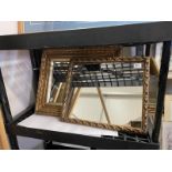 Two nie gilt framed mirrors