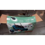 A boxed as new Bosch Rotak 34 lawn mower COLLECT ONLY