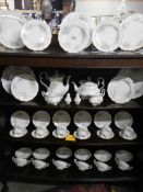 Approximately 42 pieces of Royal Albert 'Haworth' pattern tea and dinner ware, COLLECT ONLY.