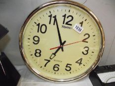 A Quartz wall clock COLLECT ONLY