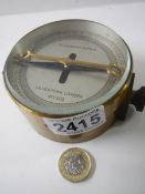 A differential horizontal brass cases galvanometer manufactured by GPO at Telegraph works,