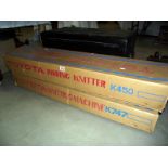 A boxed Toyota K450 ribbing knitter and a K747 knitting machine COLLECT ONLY