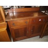 An art deco oak dresser