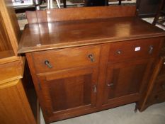 An art deco oak dresser