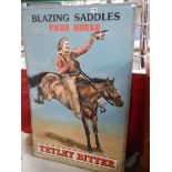 A mid 20th century Blazing Saddles sign, COLLECT ONLY.