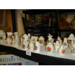 A mixed lot of crested china.