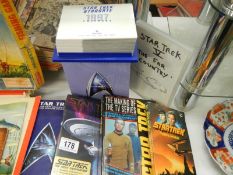 A quantity of Startrek related items.