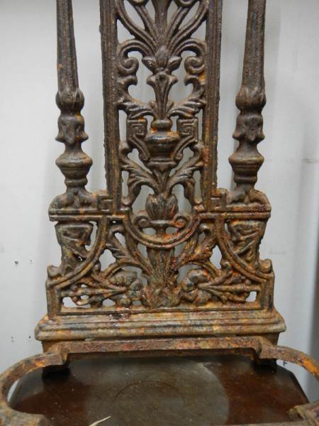 A cast iron umbrella/stick stand, 50cm high x 32 cm wide, COLLECT ONLY. - Image 2 of 2