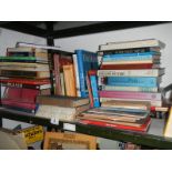 A good lot of art and antique reference books, one shelf.