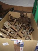 A box of planes including Stanley, Record, Rapier etc COLLECT ONLY