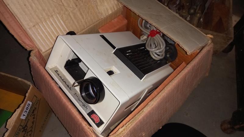 A boxed Paximat Triumph slide projector and various slides - Image 3 of 3