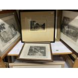 A quantity of etchings