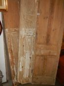 Nine old pine cupboard doors. COLLECT ONLY.