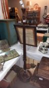 An Edwardian floor standing standard lamp COLLECT ONLY