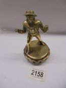 A brass figure of a Spanish Matador (possibly a car mascot).