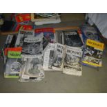 A quantity of mechanics magazines.