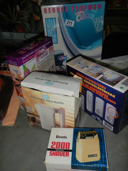 A quantity of boxed household and vanity items. COLLECT ONLY.