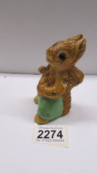A rare Pendelfin figure of a rabbit with a catapult. - Image 2 of 4