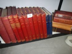 A mixed lot of old books including Book of Knowledge.