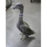 An old spelter duck.