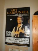 An Art Garfunkel poster.