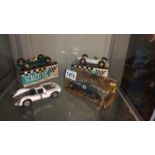 2 boxed Scalextric C82 Lotus and C81 Cooper and Airfix Hi-speed eagle Weslake and a