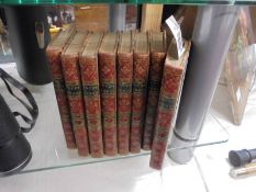 The Works of Alexander Pope bound in eight volumes.