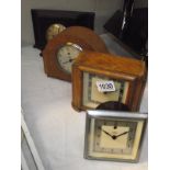 Quantity of electric clocks and Bell bakelite cases (not tested)