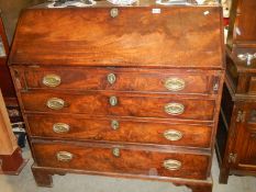 A Victorian mahogany bureau, COLLECT ONLY.