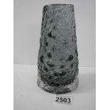 A Whitefriars pewter 9717 volcano vase (small chip to base at back).