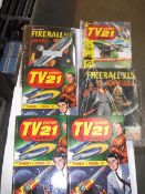 5 TV21 century annuals and 2 XL5 annuals