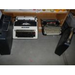 Two vintage typewriters, COLLECT ONLY.