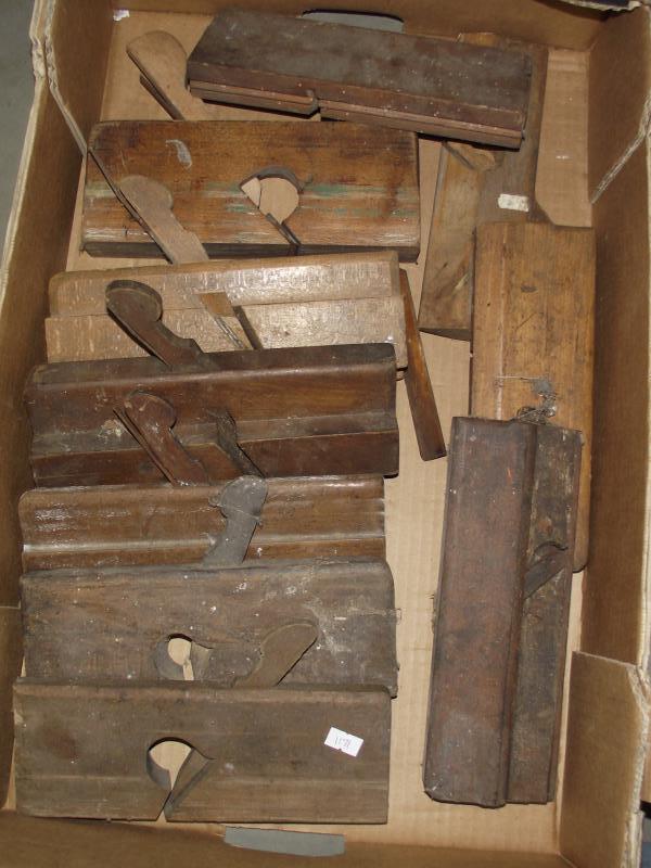 A box of carpenters moulding planes COLLECT ONLY - Image 2 of 2