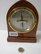 A brass bound differential galvanometer in a solid mahogany steeple case, made by GPO, circa 1930.