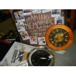 A mixed lot including clocks. COLLECT ONLY