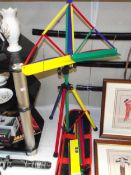 2 cased, as new, colourful music stands