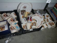 A good lot of commemorative cups and mugs.