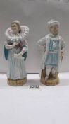 A pair of 19th century Staffordshire figure - Henry VIII and Elizabeth I.