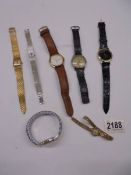 A mixed lot of wrist watches including vintage, Ingersol etc.,