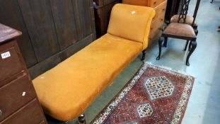 An Edwardian day bed, COLLECT ONLY