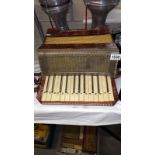 A vintage Picto piano accordion