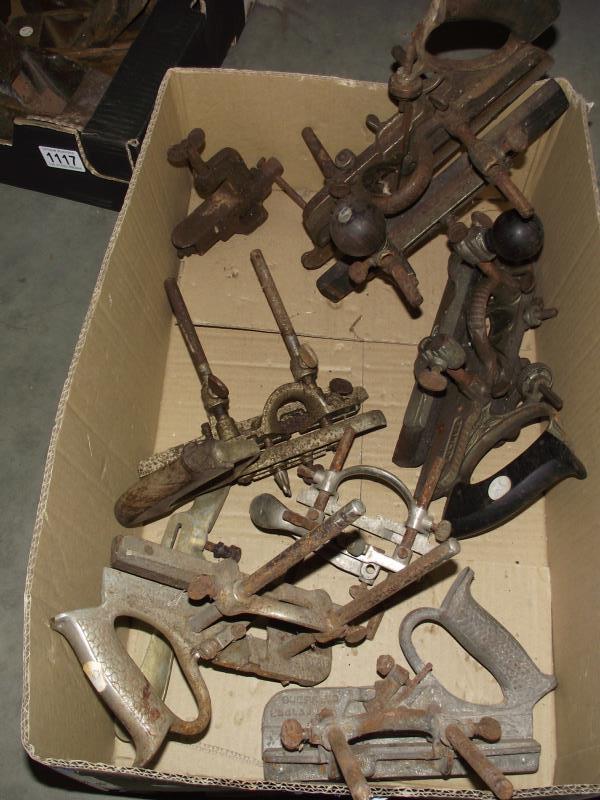 A box of planes including Stanley, Record, Rapier etc COLLECT ONLY - Image 2 of 2