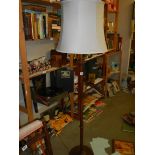 A standard lamp with shade. COLLECT ONLY.